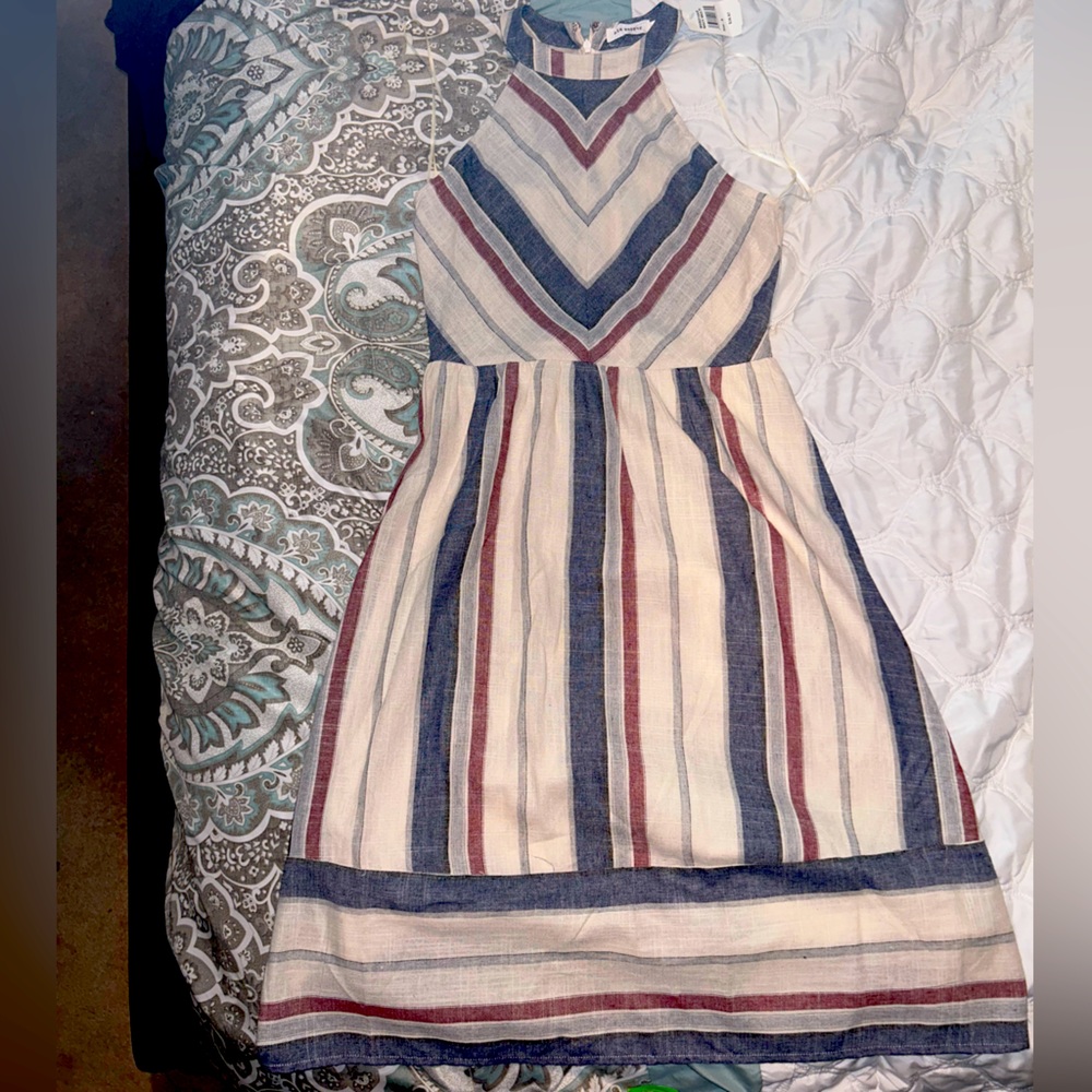Blu Pepper linen dress